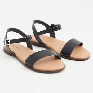 TORRID FAUX LEATHER DOUBLE BAND GLADIATOR SANDAL